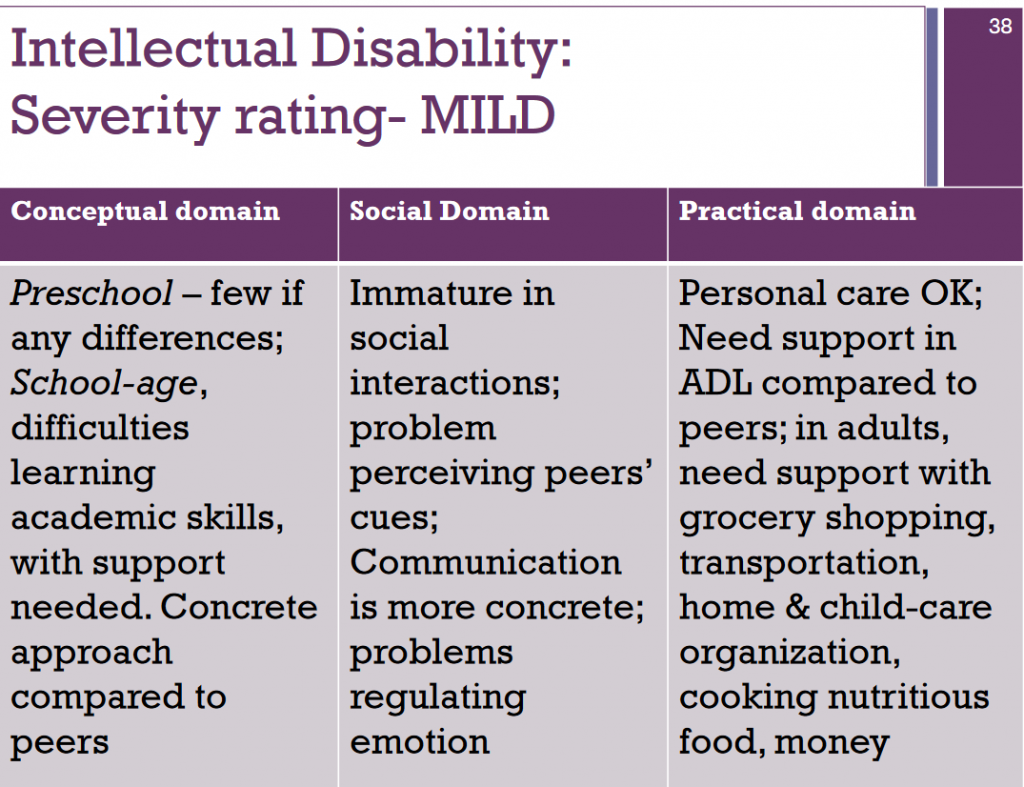 essay about intellectual disability