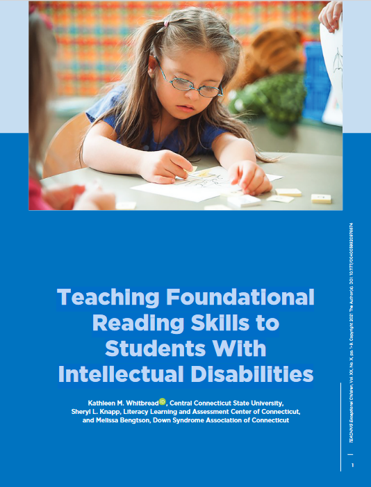 TEACHING FOUNDATIONAL READING SKILLS MILD INTELLECTUAL DISABILITY