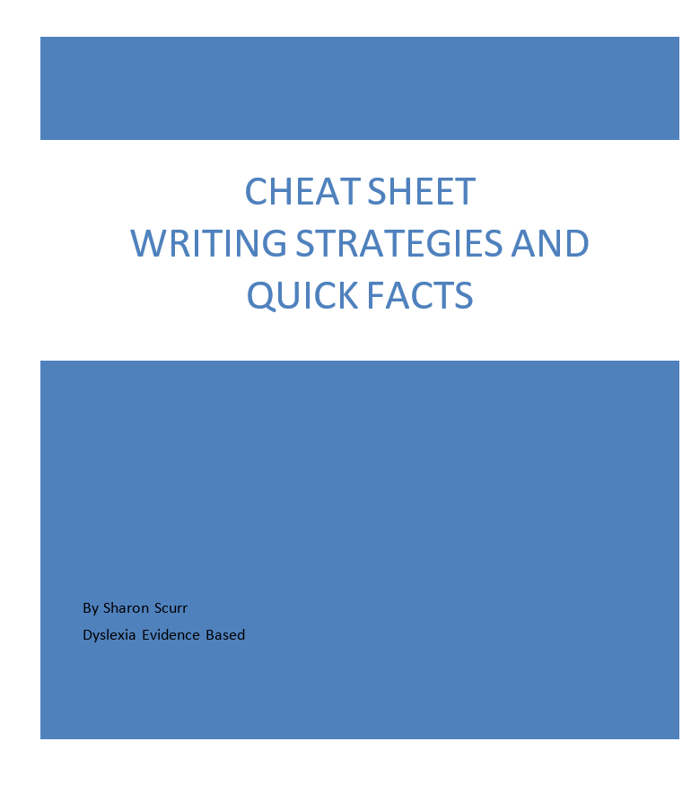 WRITING - Dyslexia Evidence Based